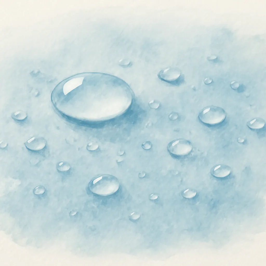 「湿」のイラスト