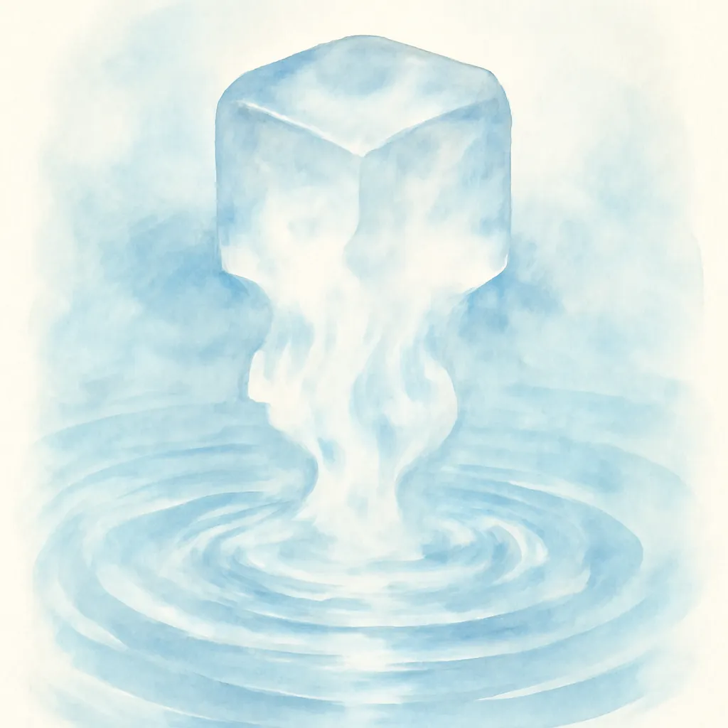 「溶」のイラスト