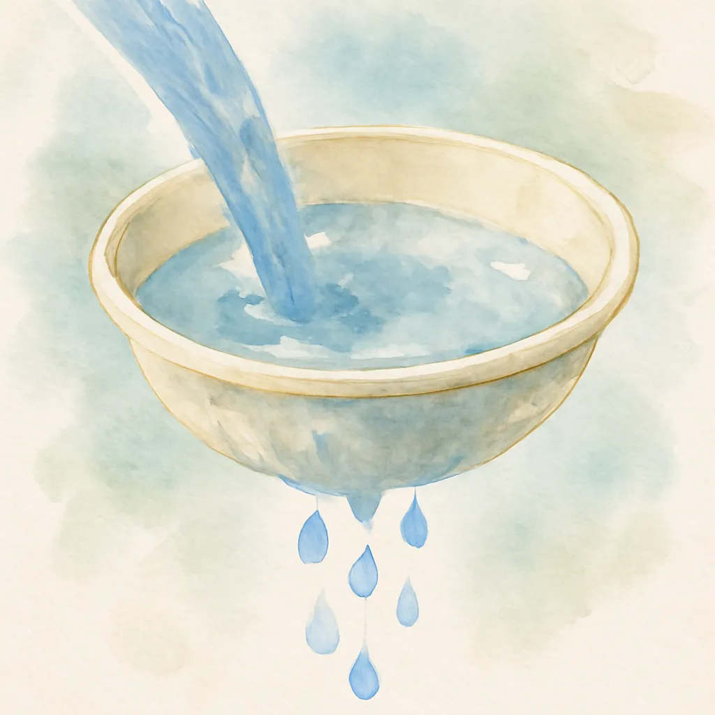 「漉」のイラスト