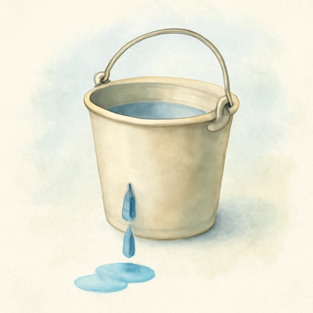 「漏」のイラスト