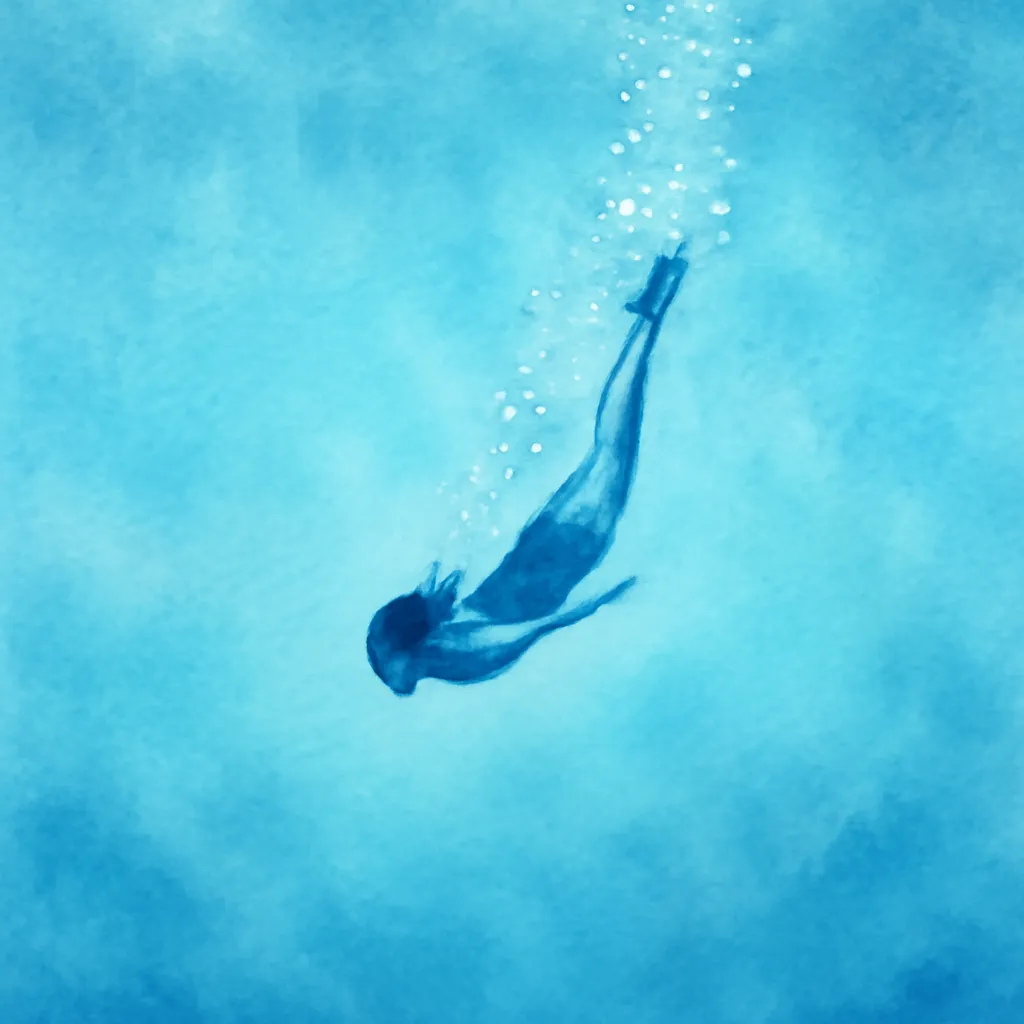 「潜」のイラスト