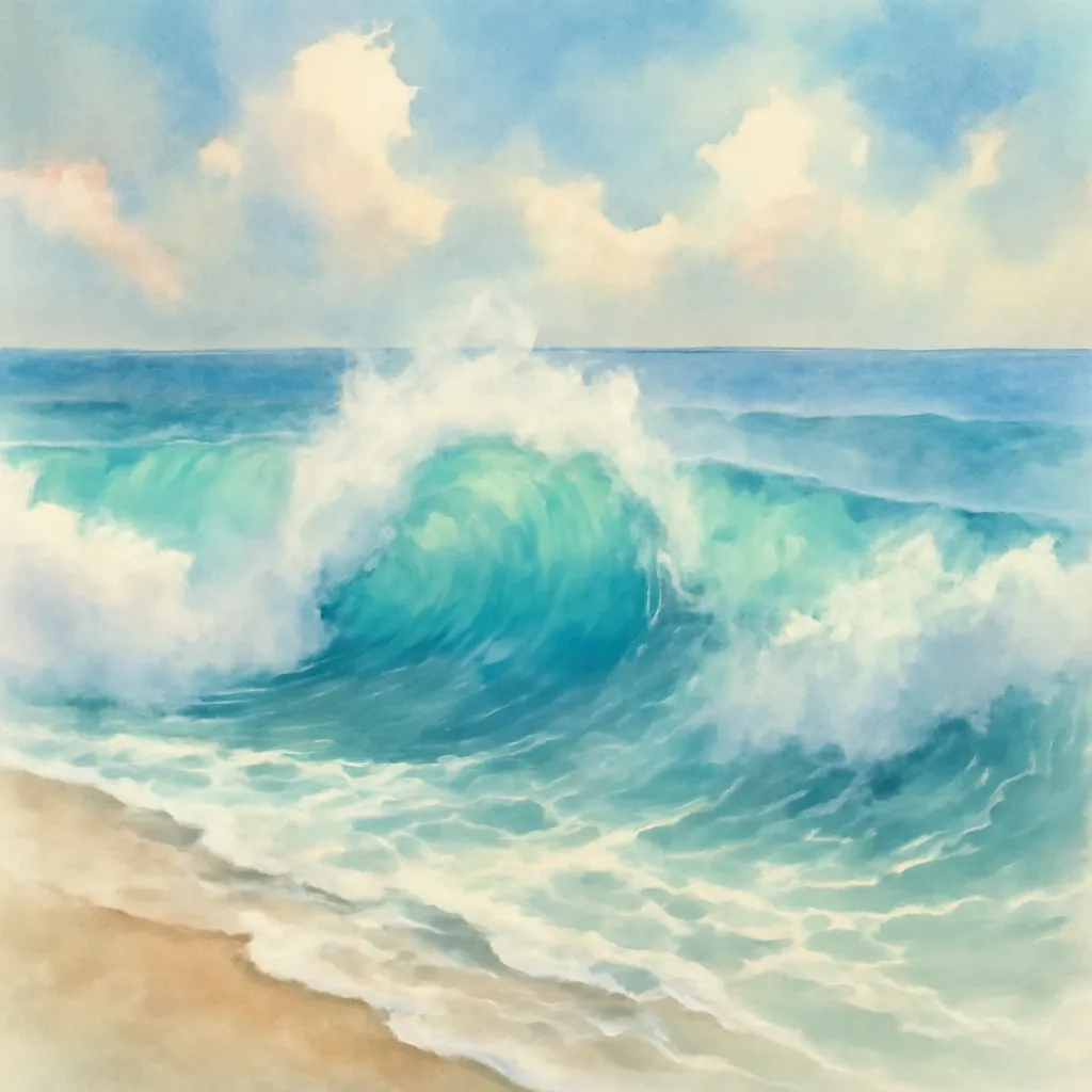 「潮」のイラスト