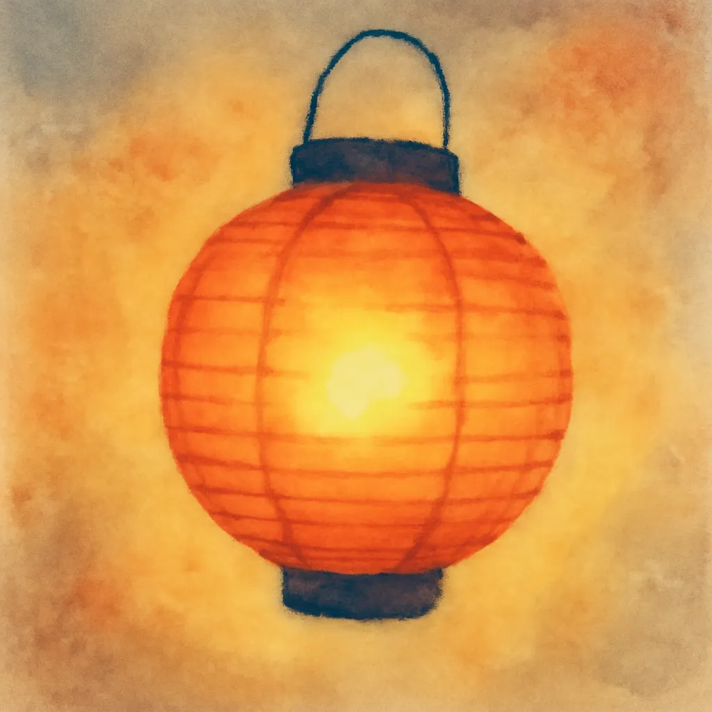 「灯」のイラスト