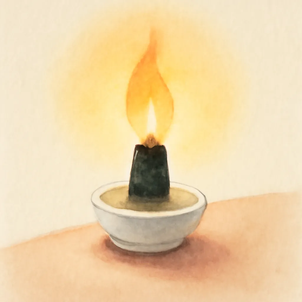 「灼」のイラスト