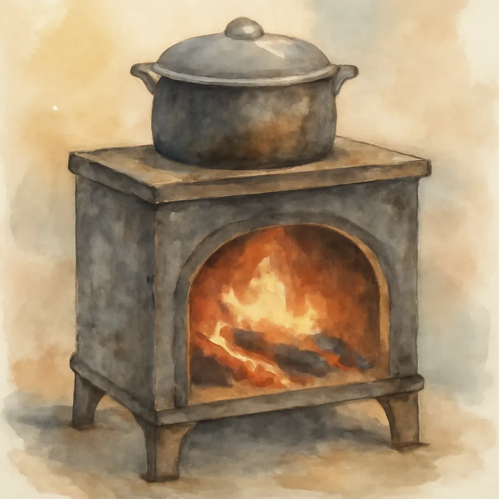 「炉」のイラスト