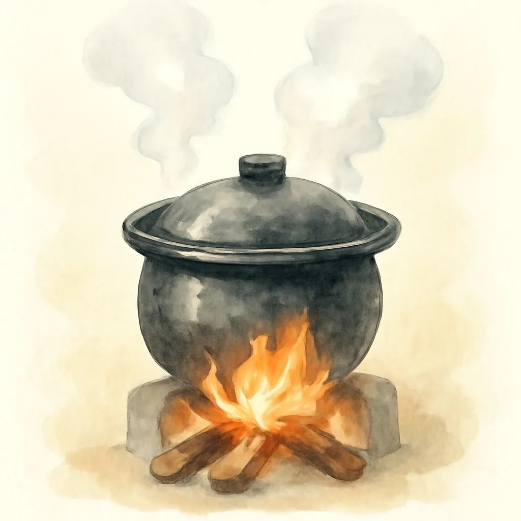 「炊」のイラスト