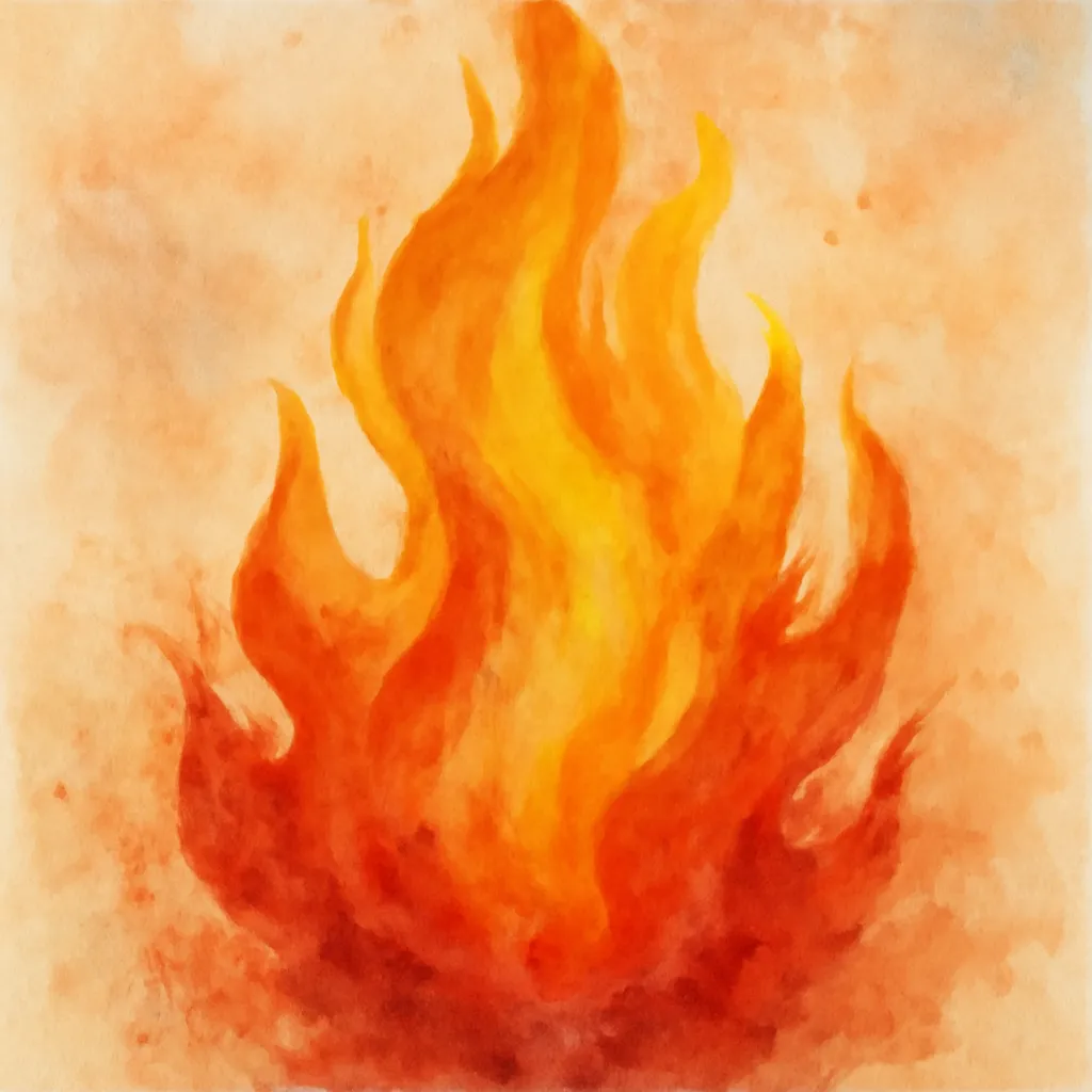 「炎」のイラスト