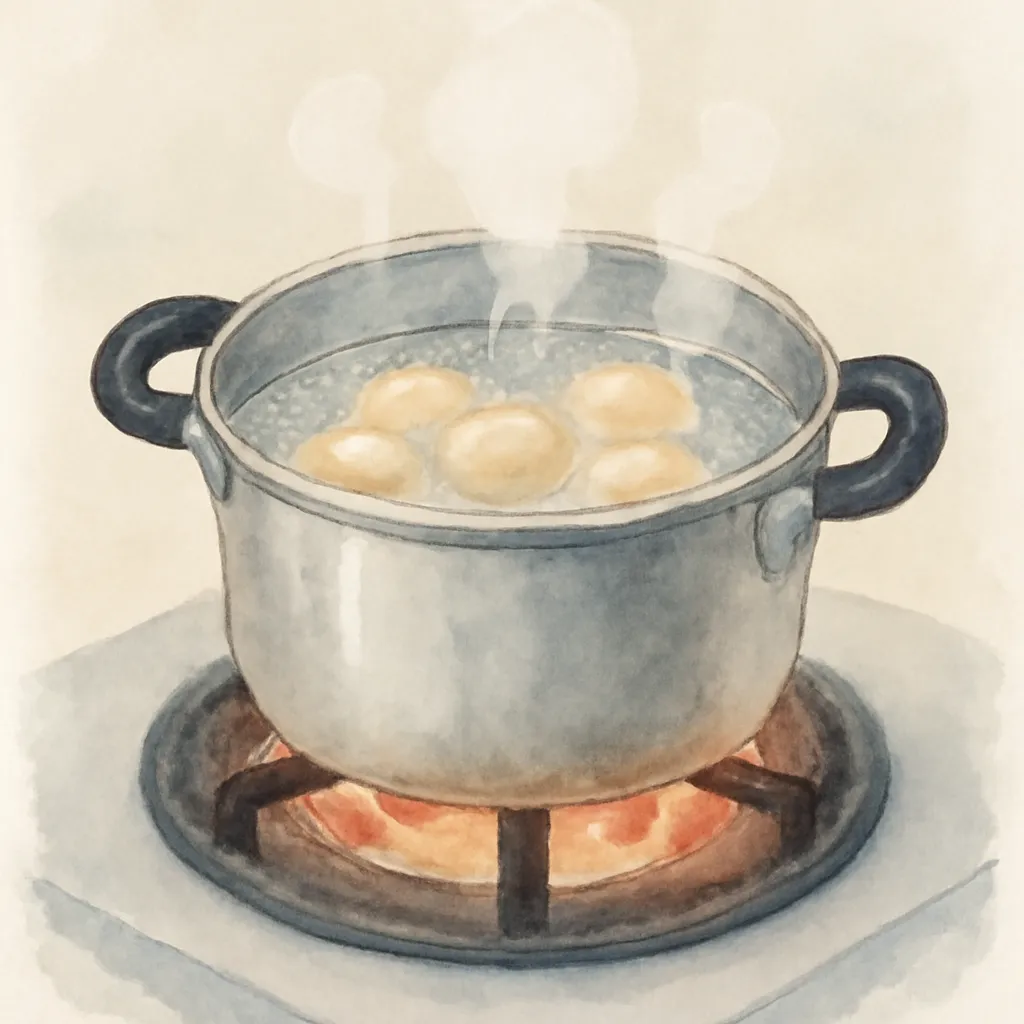 「烹」のイラスト
