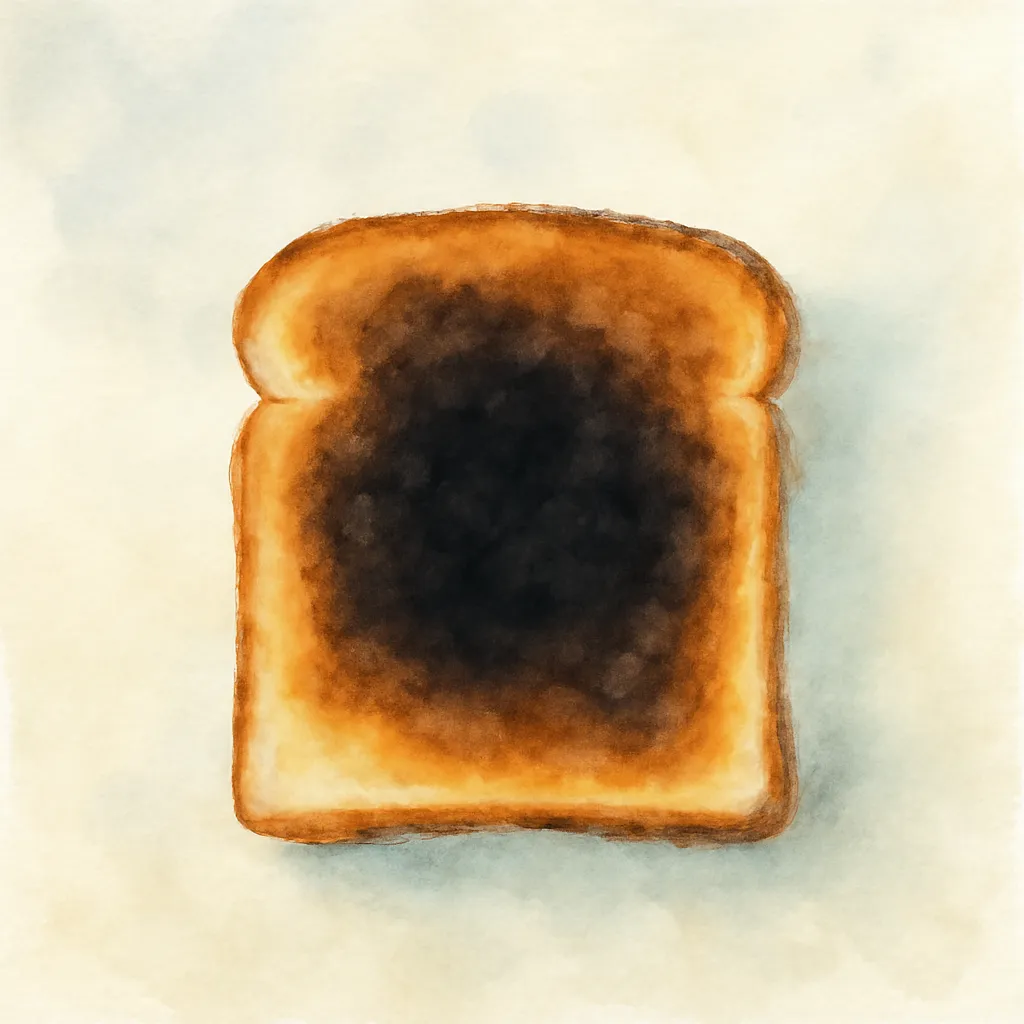 「焦」のイラスト