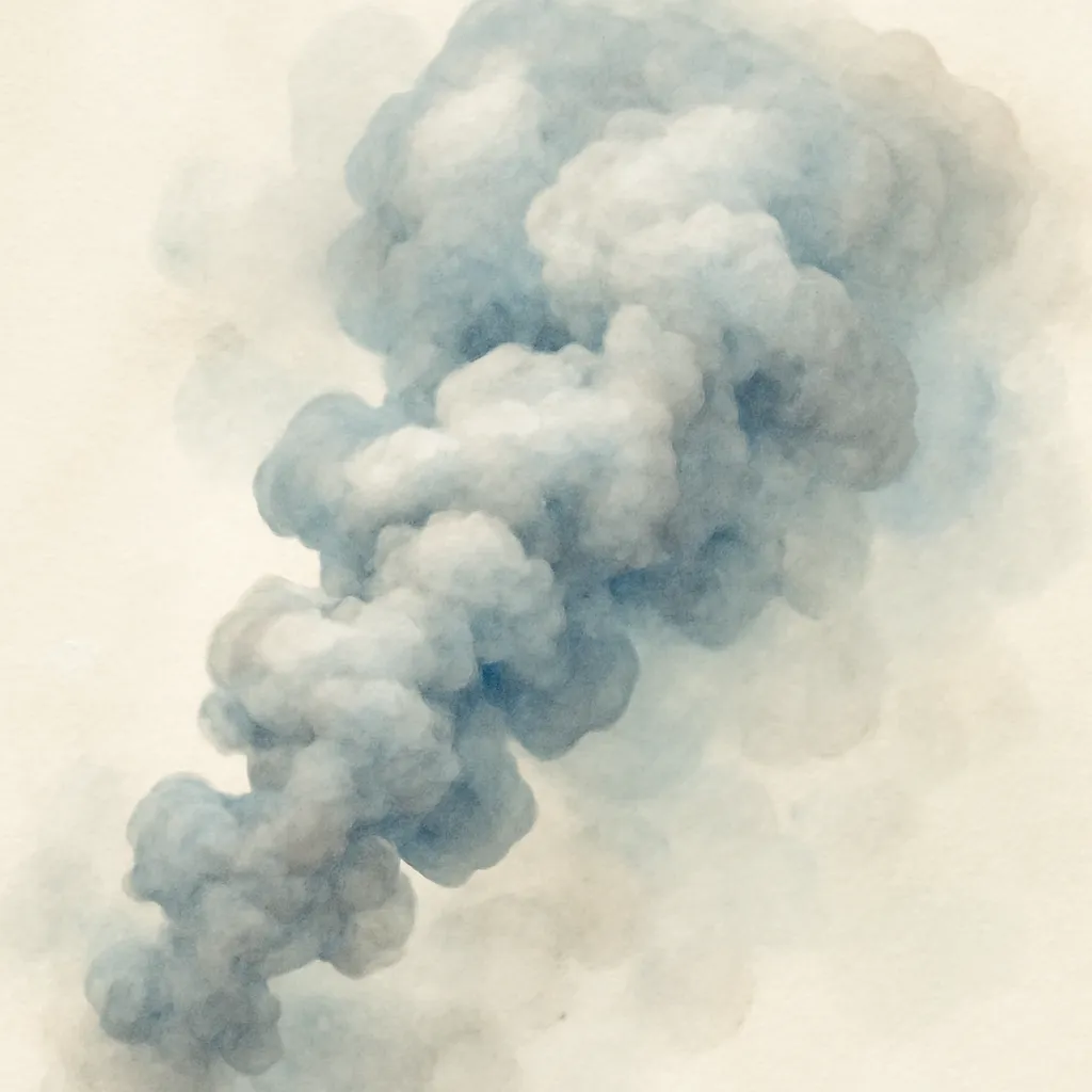 「煙」のイラスト