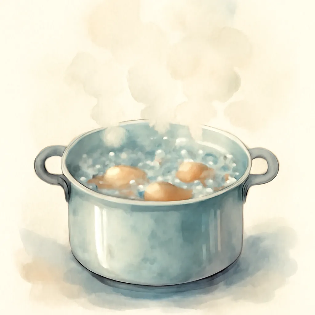 「煮」のイラスト