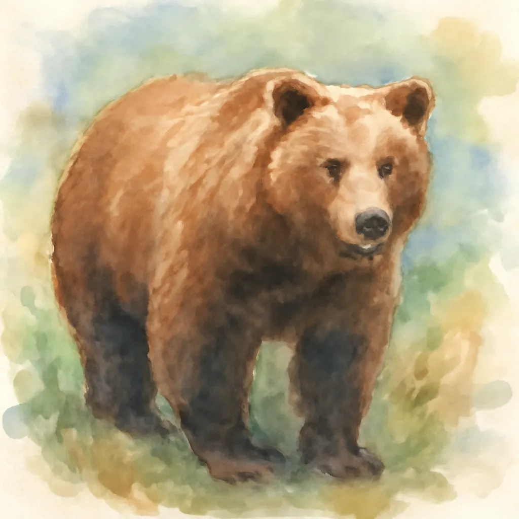 「熊」のイラスト