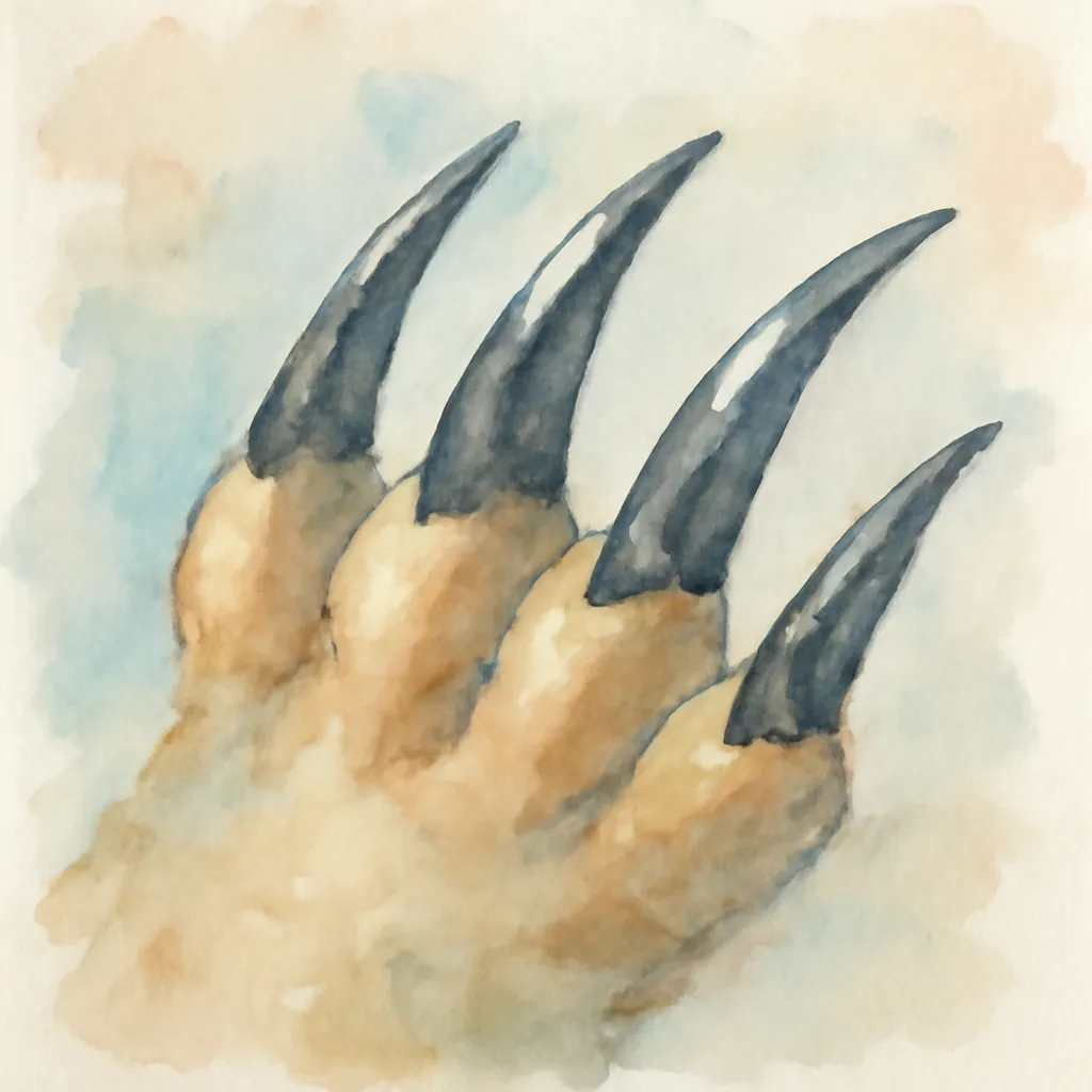 「爪」のイラスト