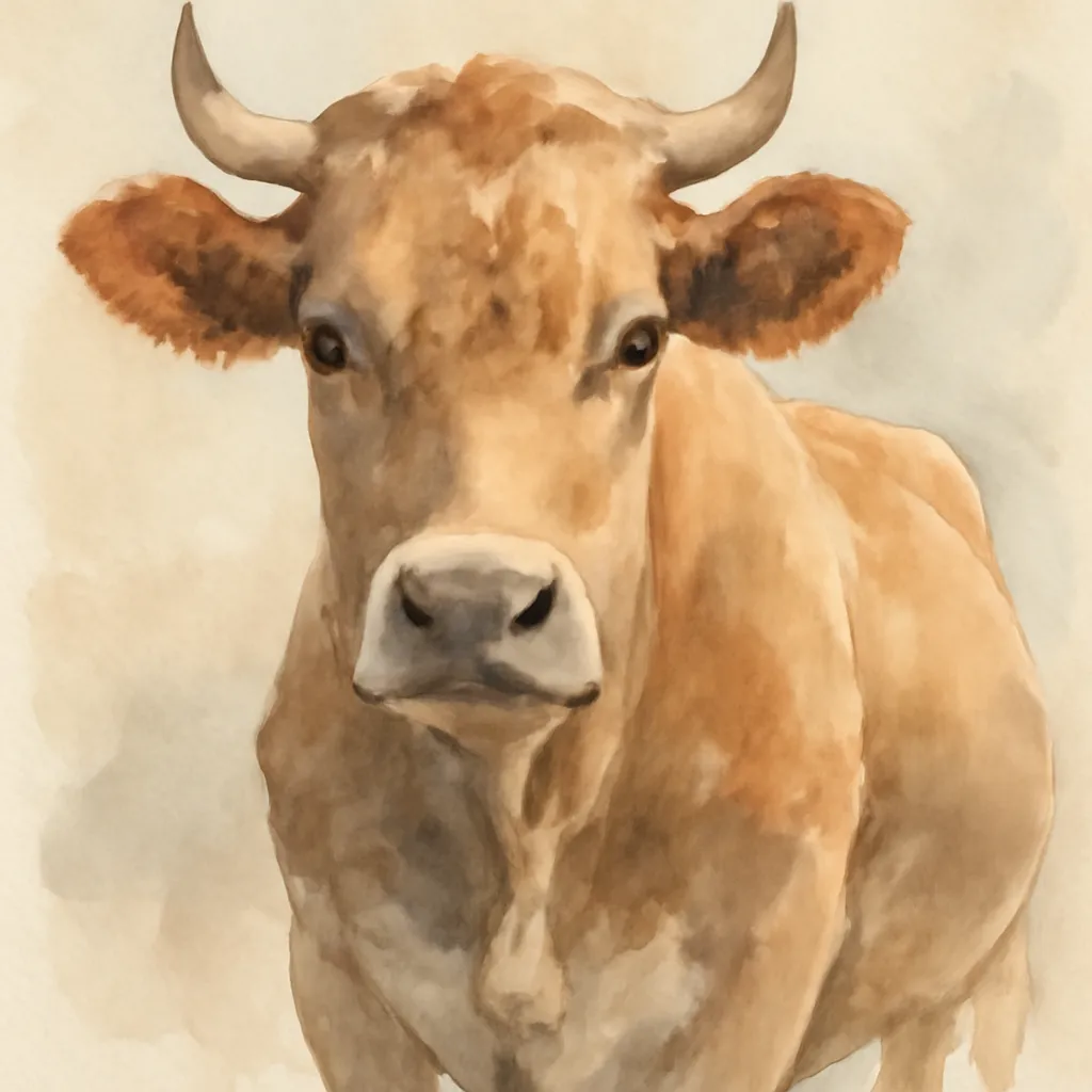 「牛」のイラスト