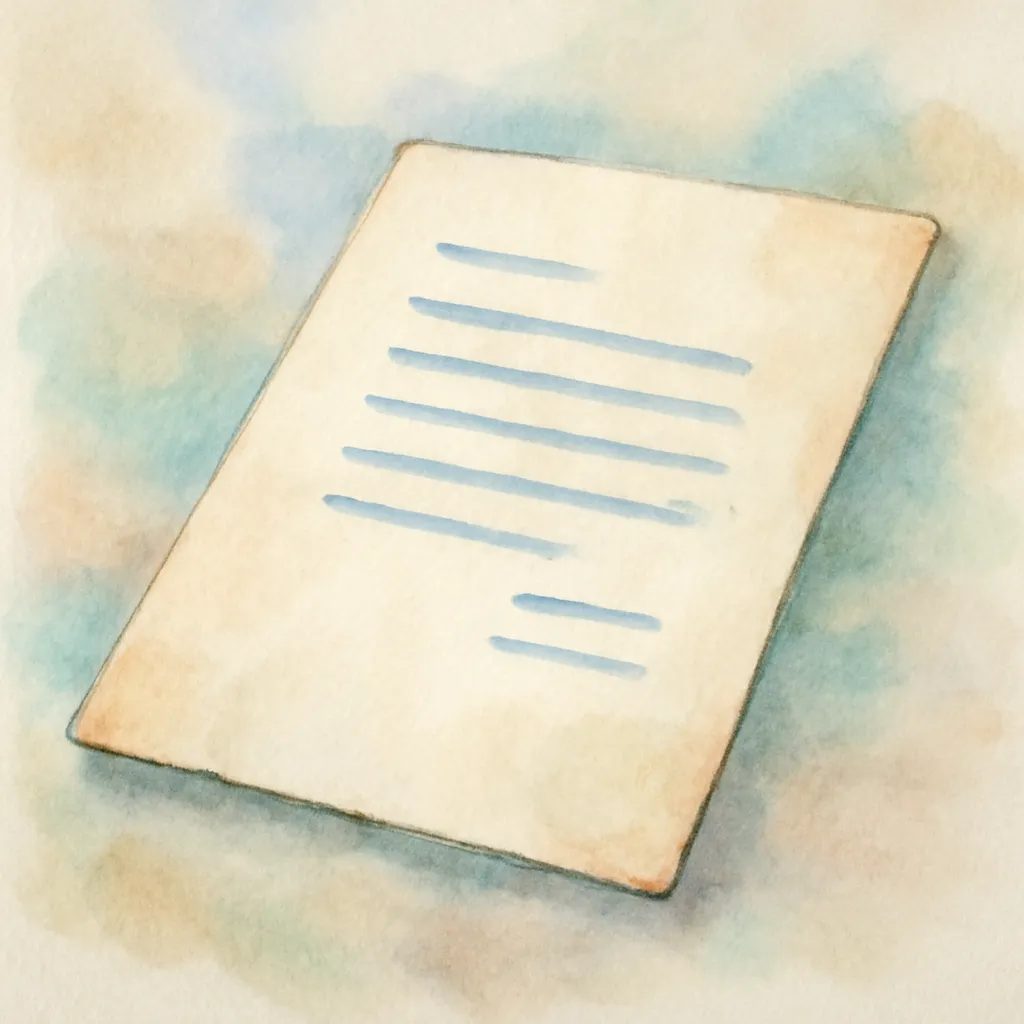 「状」のイラスト