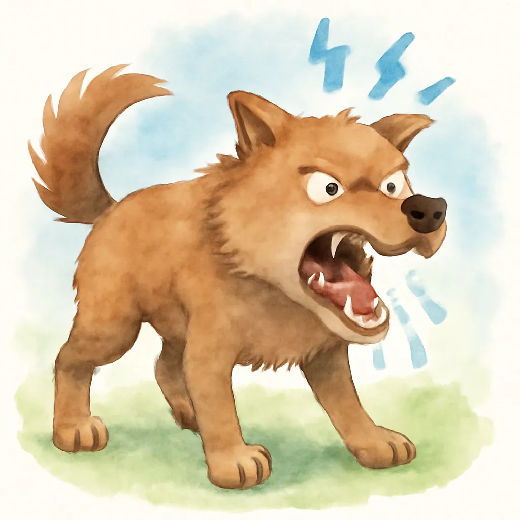 「狂」のイラスト