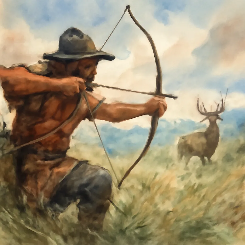 「狩」のイラスト