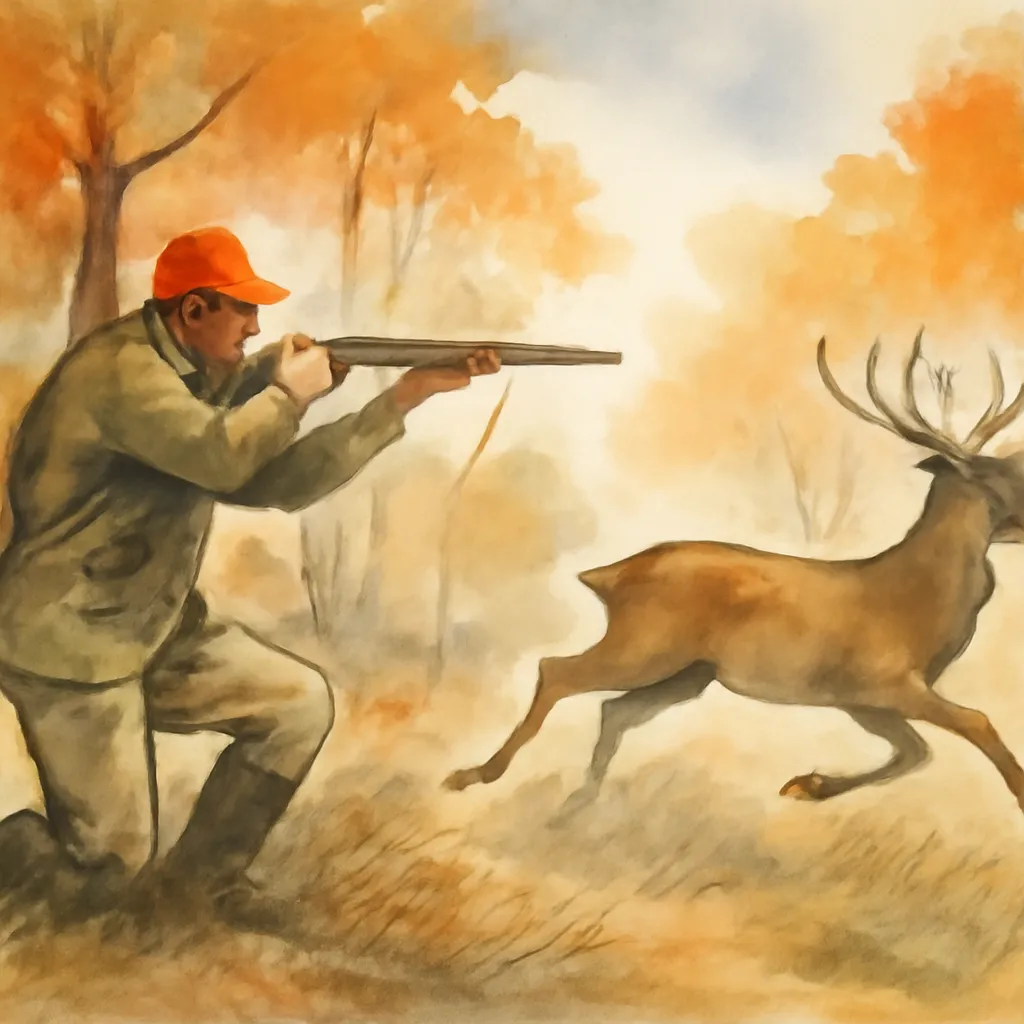 「猟」のイラスト