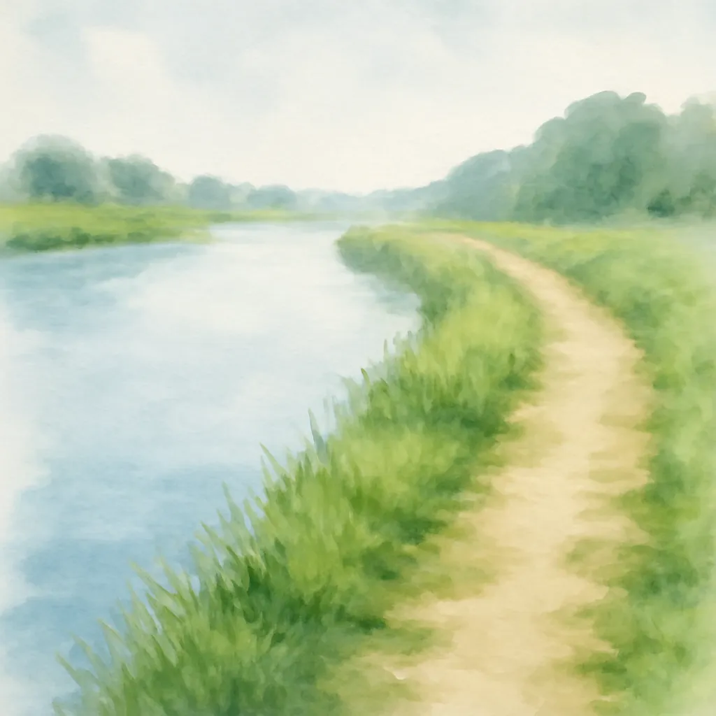 「畔」のイラスト