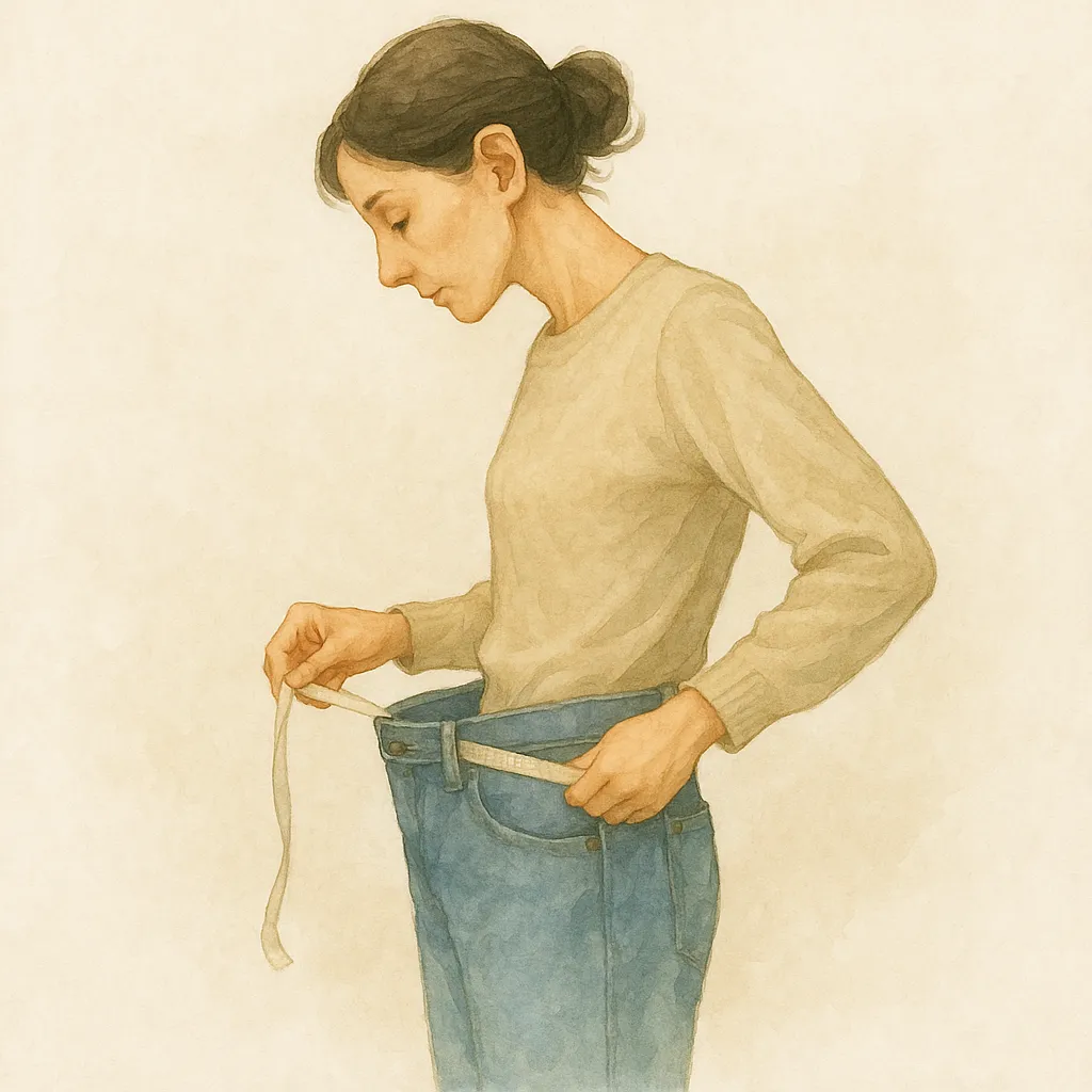 「痩」のイラスト