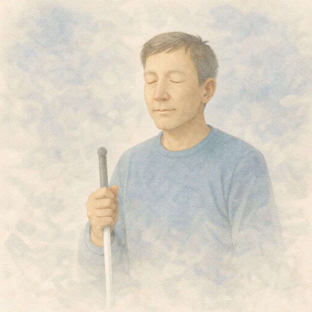 「盲」のイラスト