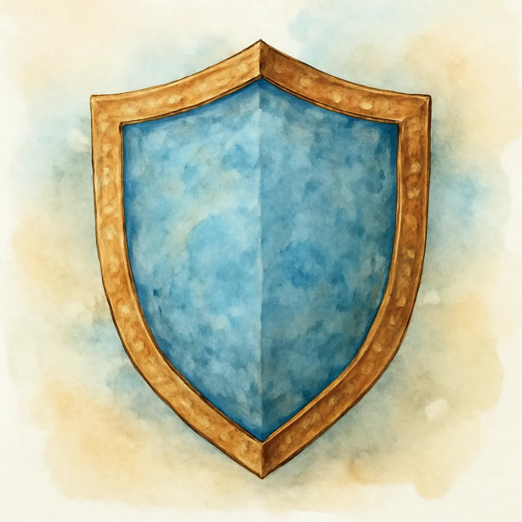 「盾」のイラスト