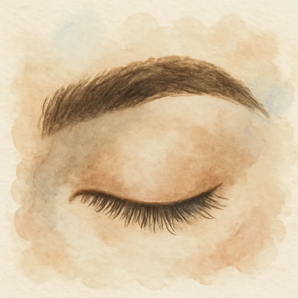 「眉」のイラスト