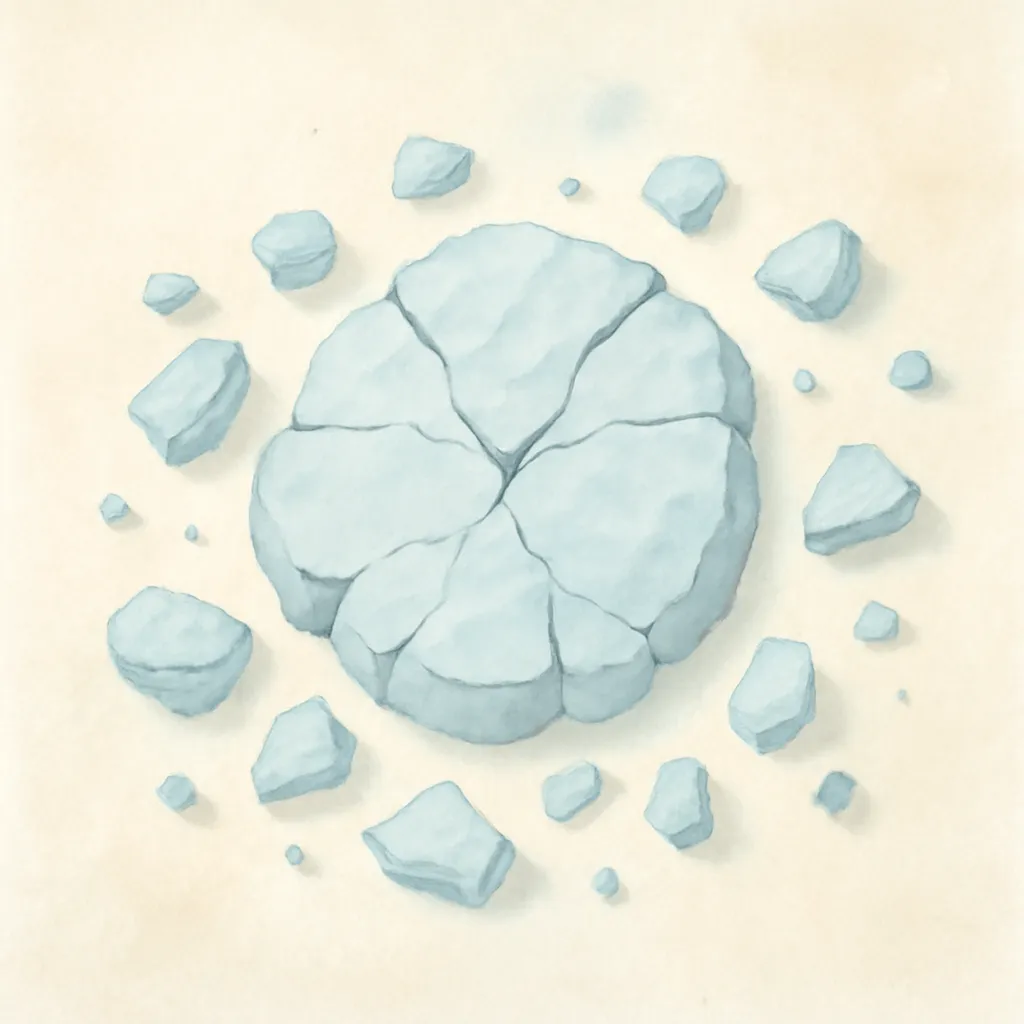 「砕」のイラスト