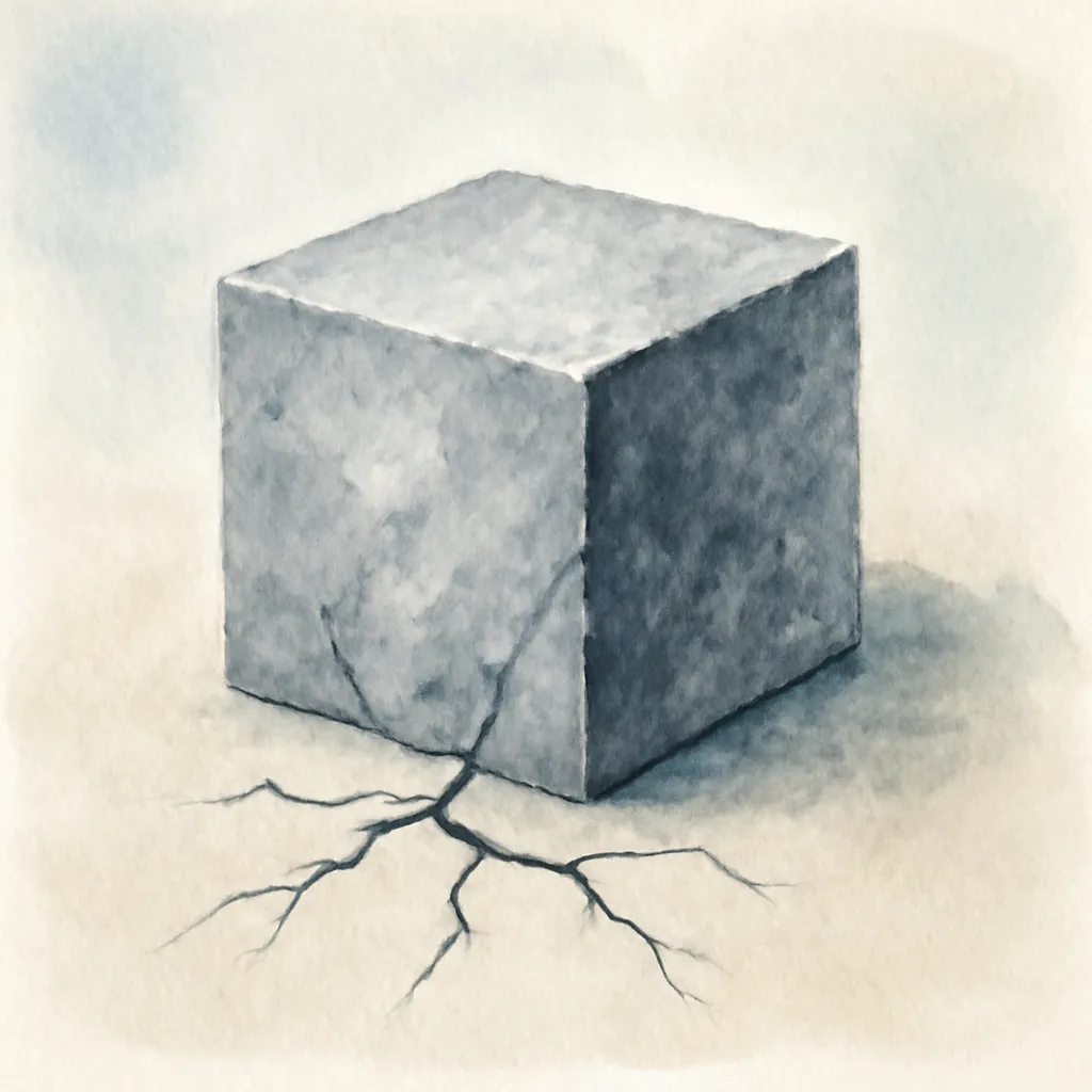 「硬」のイラスト