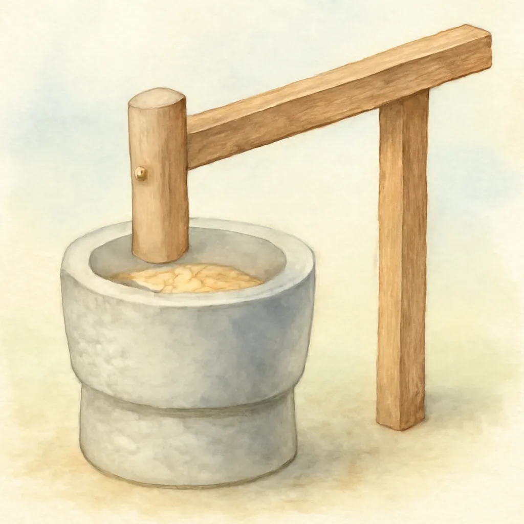 「碓」のイラスト