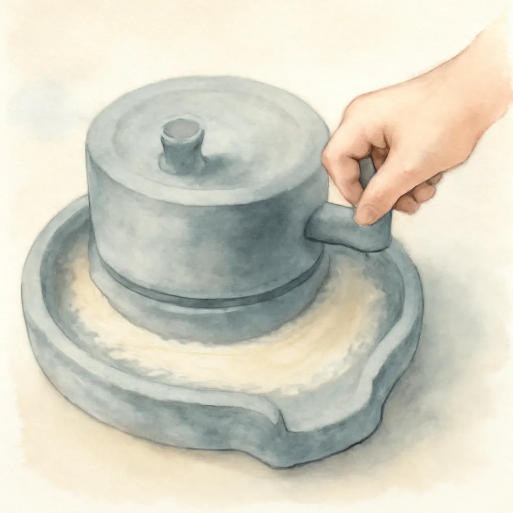 「磨」のイラスト