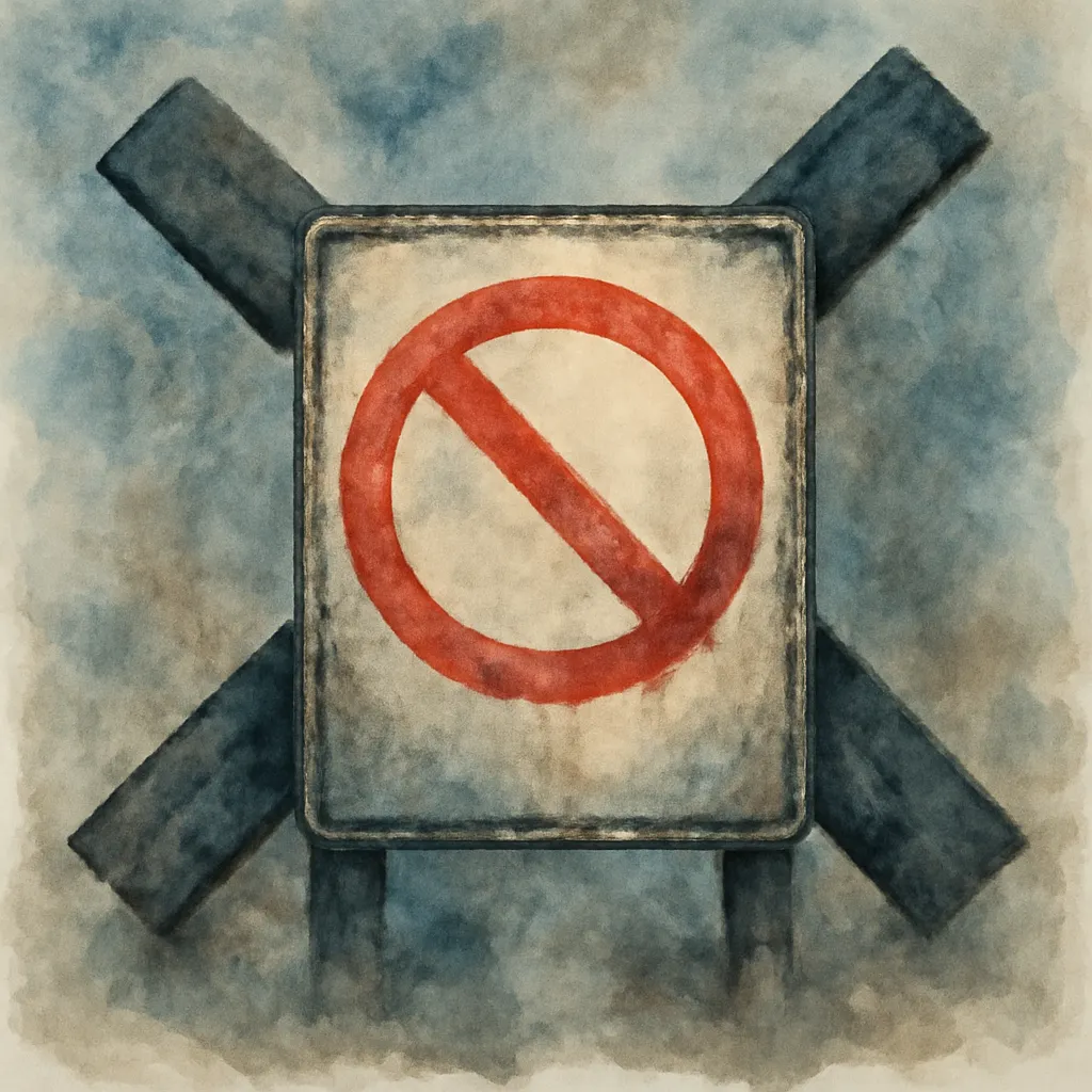 「禁」のイラスト