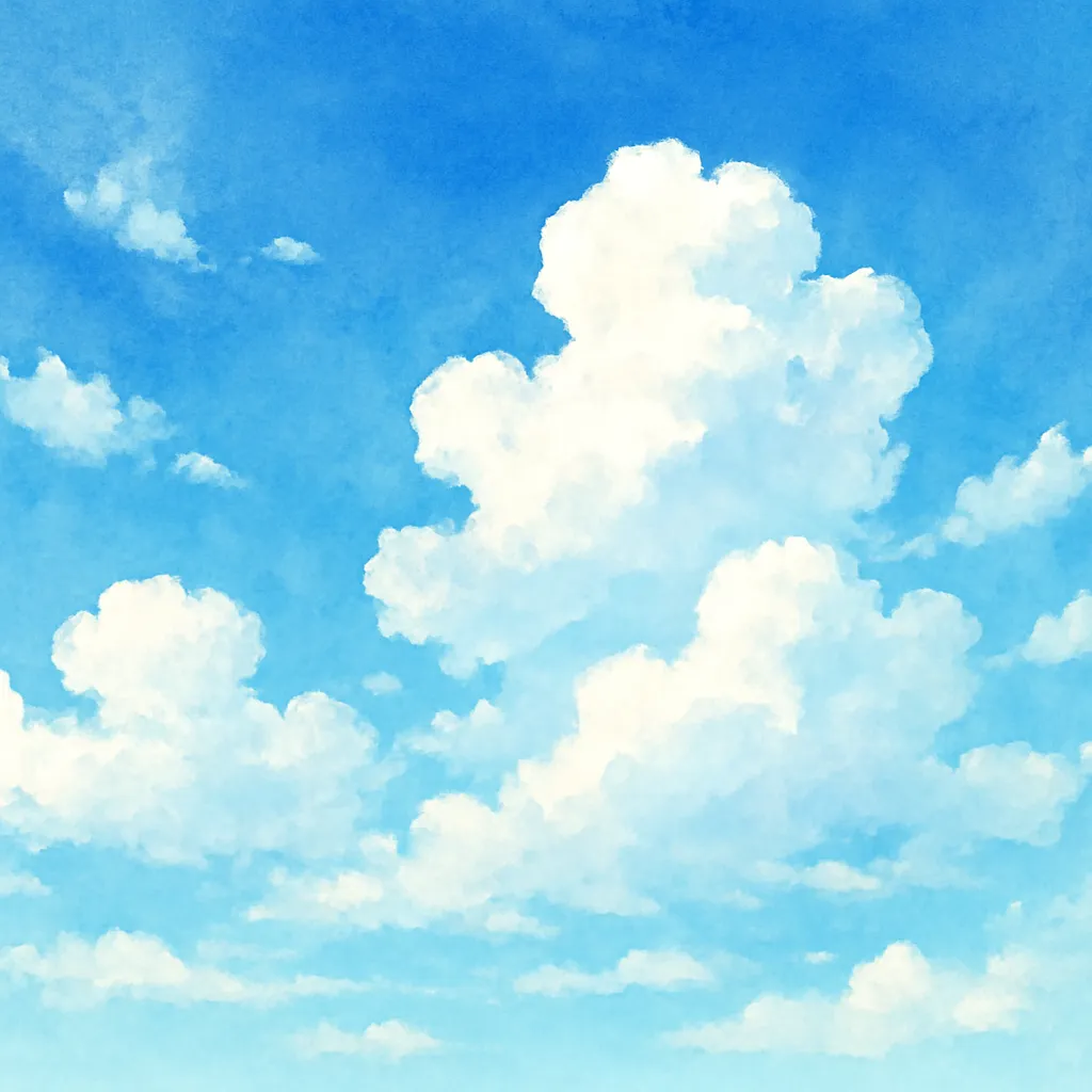 「空」のイラスト