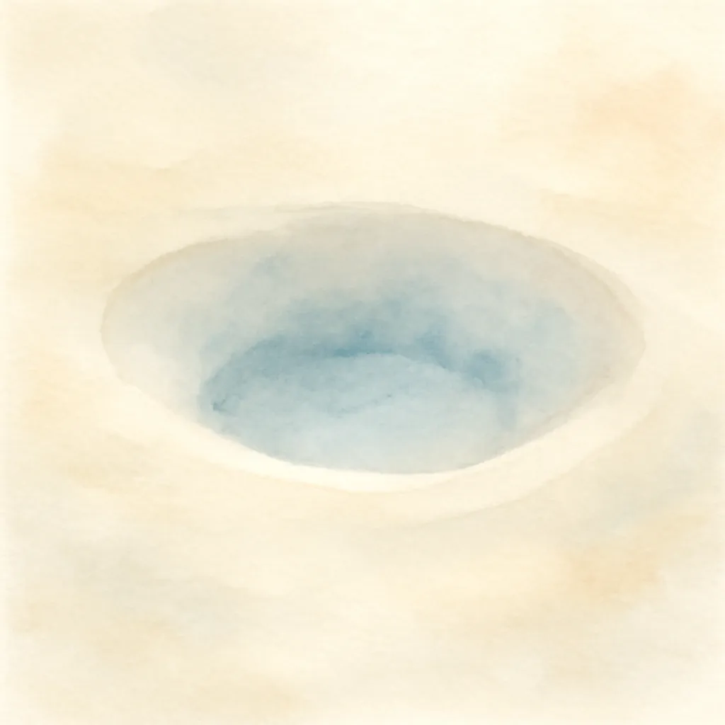 「窪」のイラスト