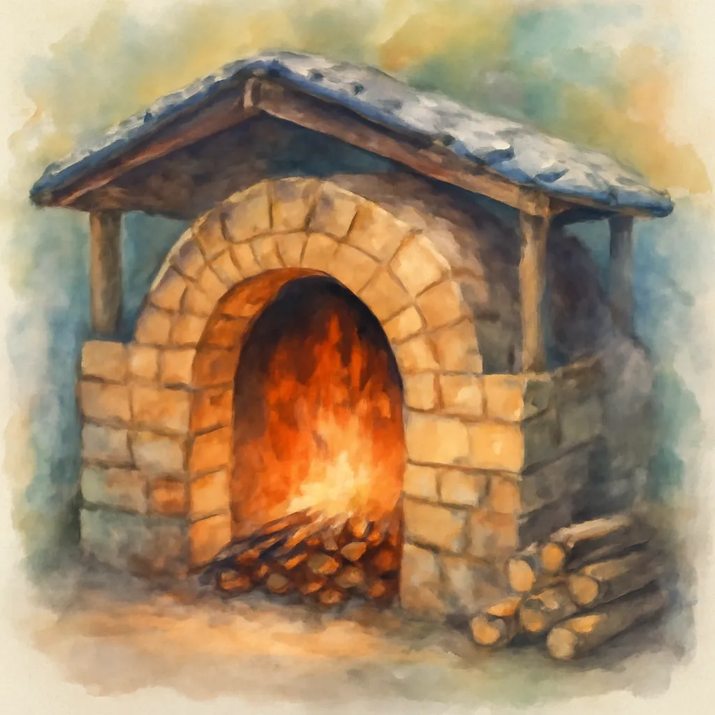 「窯」のイラスト