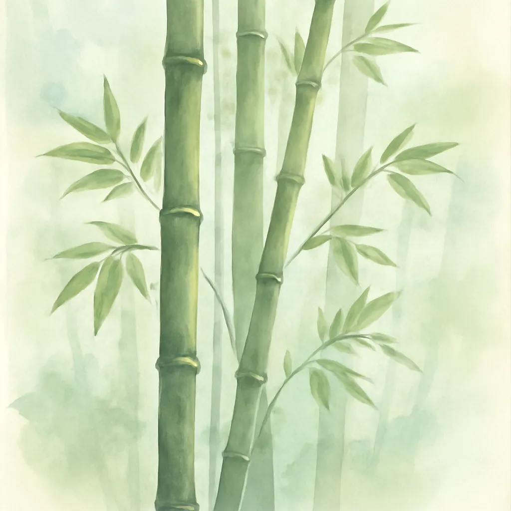 「竹」のイラスト
