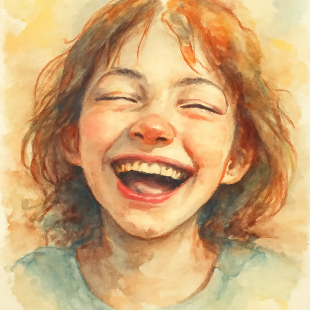 「笑」のイラスト