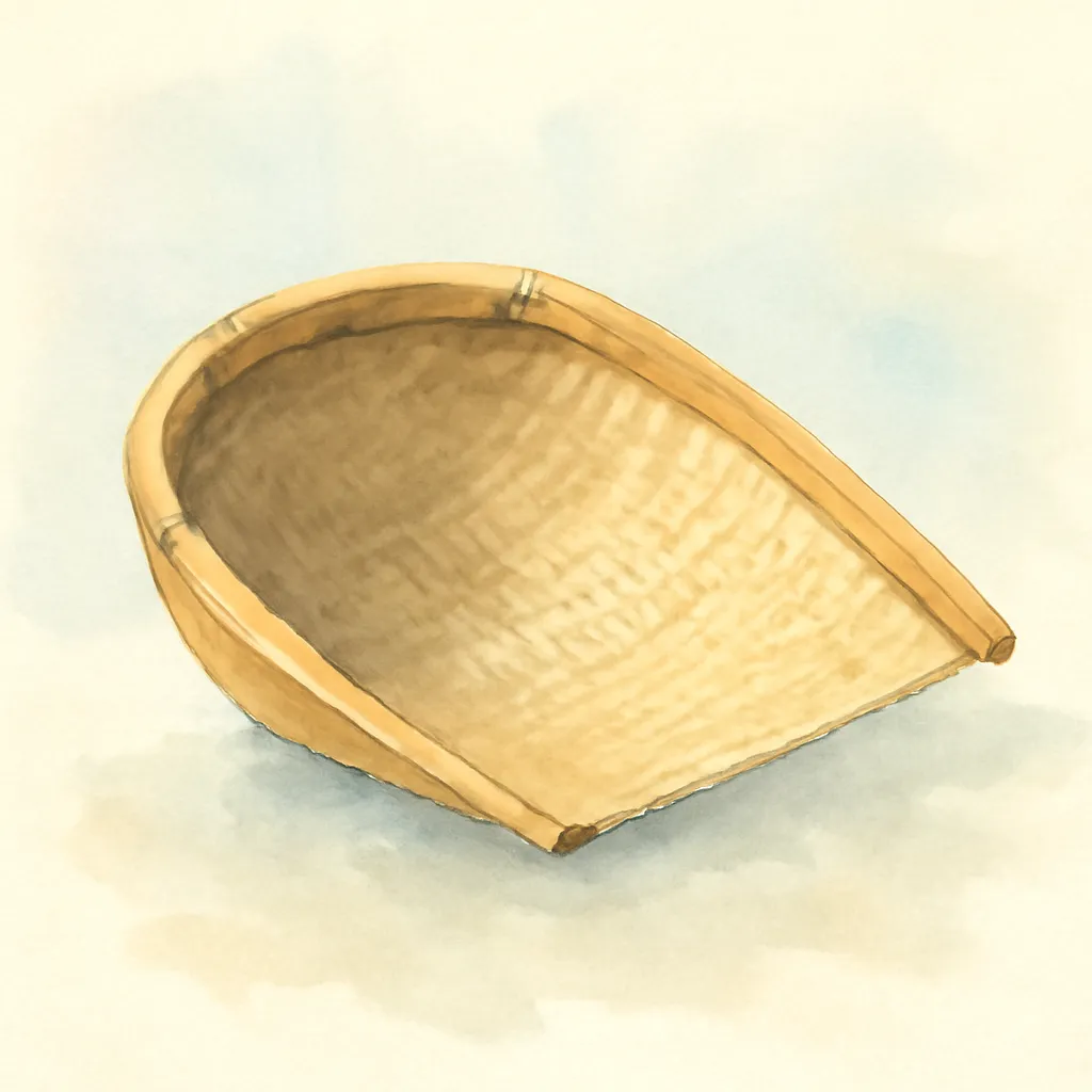 「箕」のイラスト
