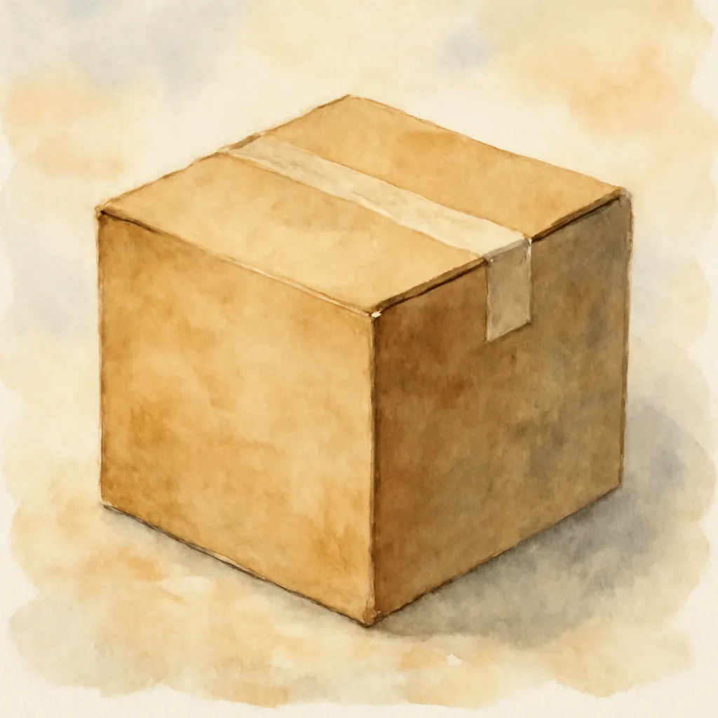 「箱」のイラスト