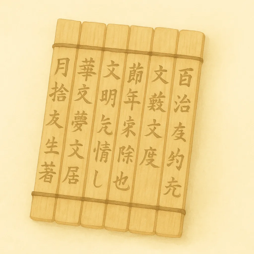 「簡」のイラスト