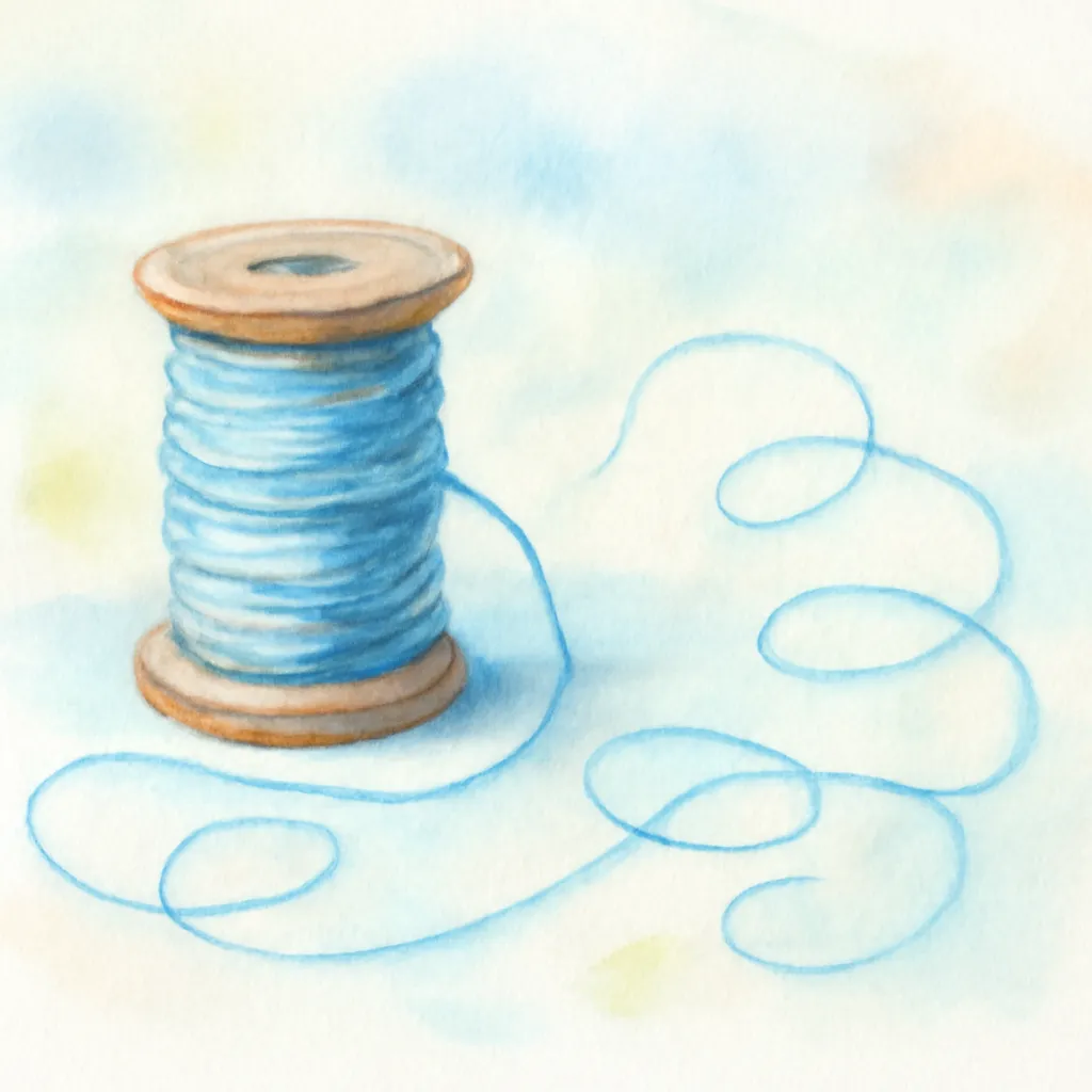 「糸」のイラスト