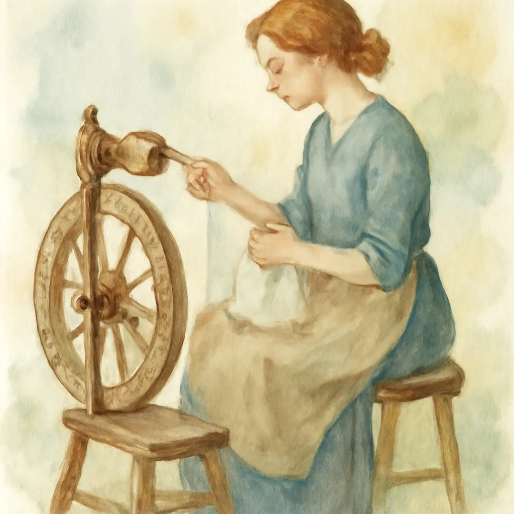 「紡」のイラスト