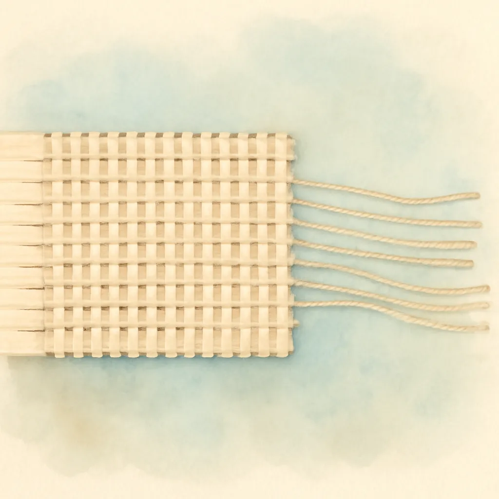 「緯」のイラスト