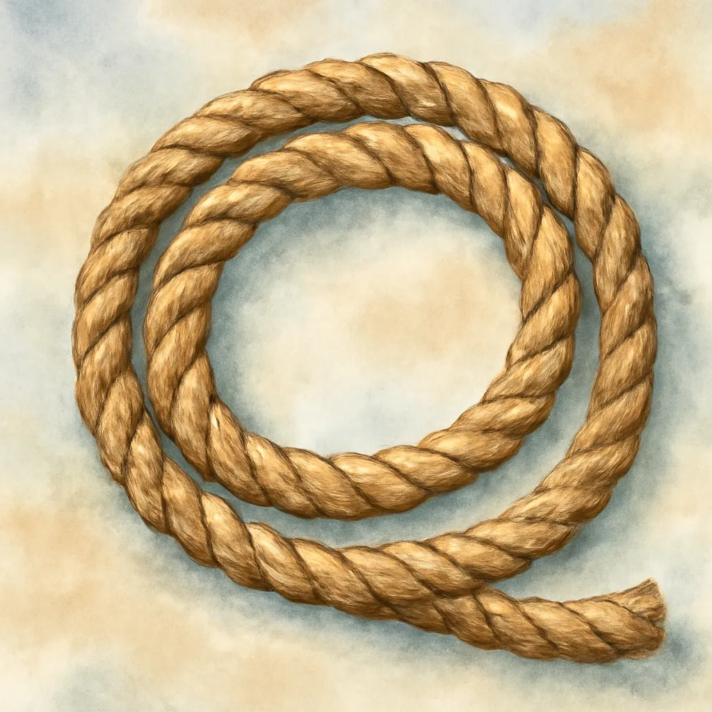 「縄」のイラスト