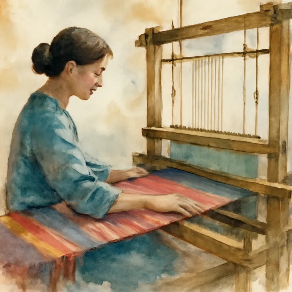 「織」のイラスト