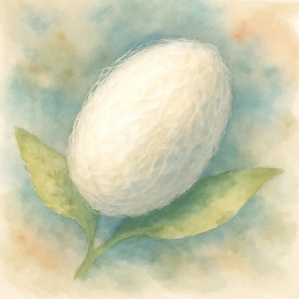 「繭」のイラスト