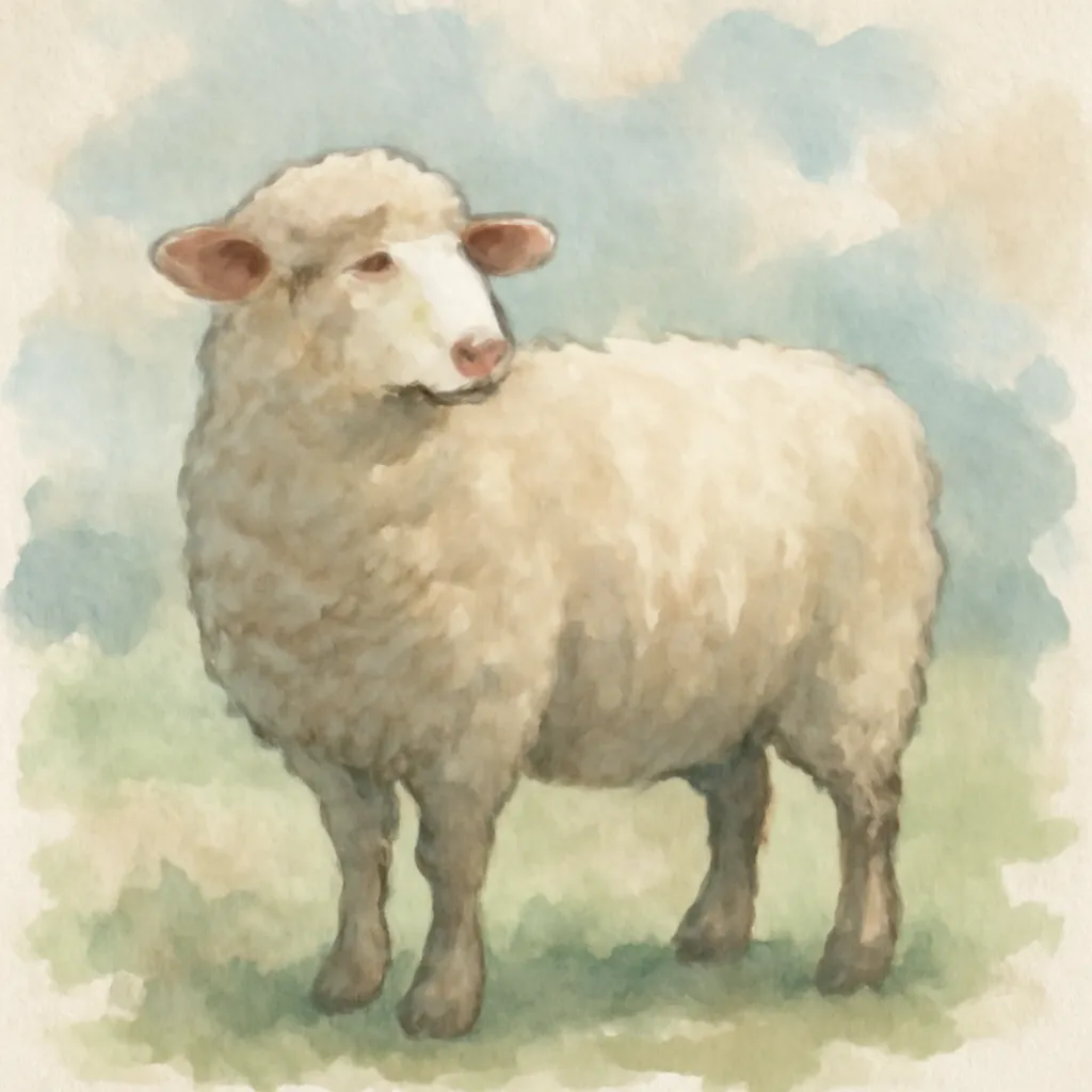 「羊」のイラスト