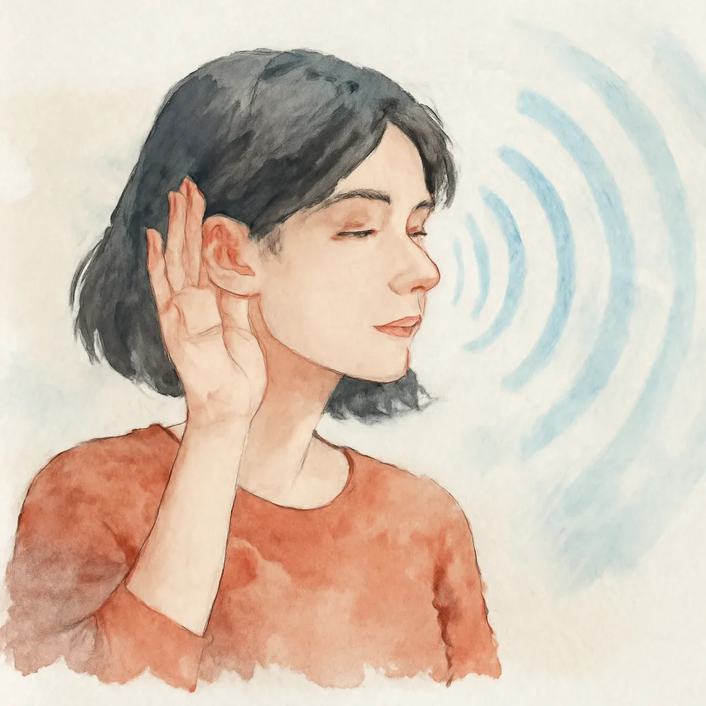 「聴」のイラスト