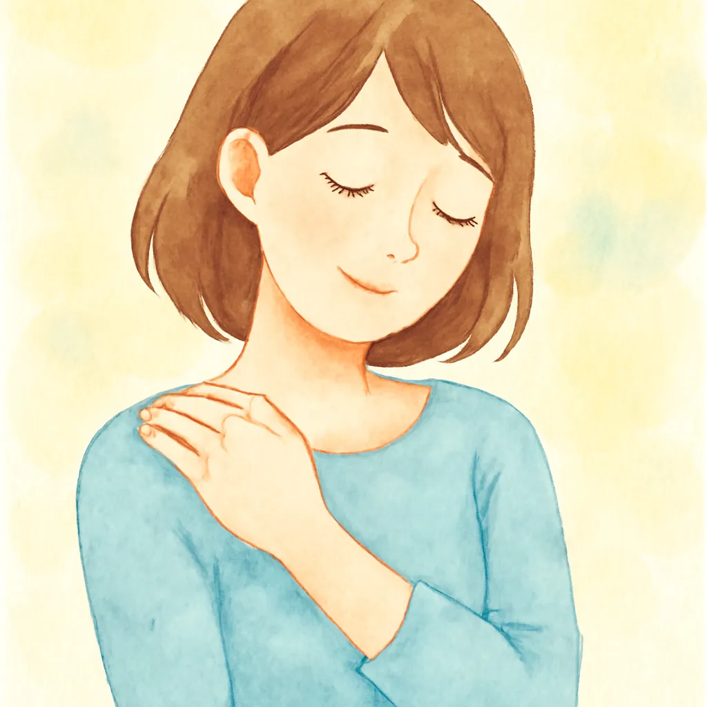 「肩」のイラスト