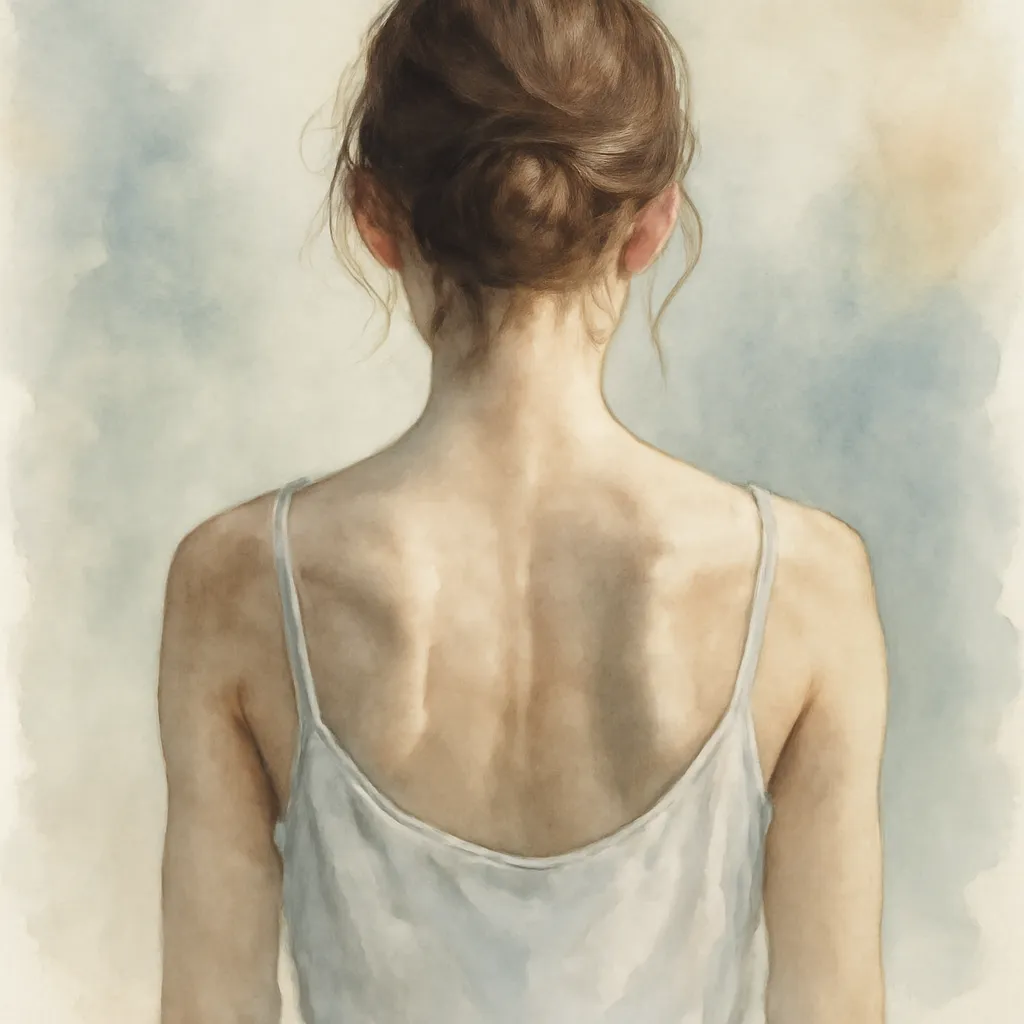 「背」のイラスト